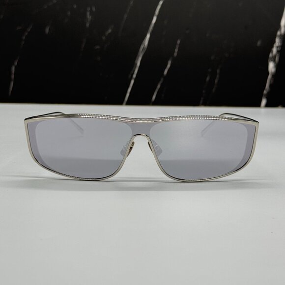 NEW SAINT LAURENT SL605 LUNA 003 SUNGLASSES WOMEN SQUARE SILVER EYEWEAR SL 605 - Picture 4 of 10